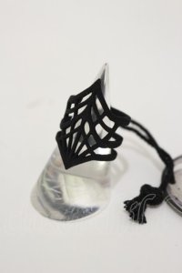 ROGUE+WOLF / Black Widow Ring 約15-17号 ブラック H-25-11-04-021-PU-AC-KB-ZH