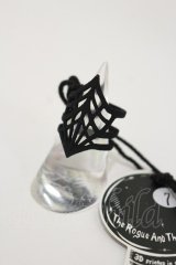ROGUE+WOLF / Black Widow Ring 約13-15号 ブラック H-25-11-04-023-PU-AC-KB-ZH