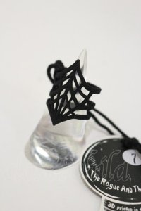 ROGUE+WOLF / Black Widow Ring 約13-15号 ブラック H-25-11-04-023-PU-AC-KB-ZH