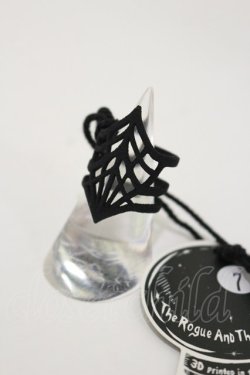 画像1: ROGUE+WOLF / Black Widow Ring 約13-15号 ブラック H-25-11-04-023-PU-AC-KB-ZH