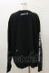 画像2: QOOZA / 東京喰種×QOOZA金木研 ダメージスウェット  ブラック H-25-11-04-040-PU-TO-KB-ZH (2)