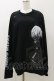 画像1: QOOZA / 東京喰種×QOOZA金木研 ダメージスウェット  ブラック H-25-11-04-043-PU-TO-KB-ZH (1)