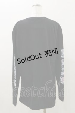 画像2: QOOZA / マイメロディ＆クロミコラボ L/S TEE  ブラック H-25-11-04-050-PU-TO-KB-ZH