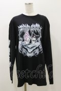 QOOZA / マイメロディ＆クロミコラボ L/S TEE  ブラック H-25-11-04-051-PU-TO-KB-ZH