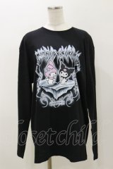 QOOZA / マイメロディ＆クロミコラボ L/S TEE  ブラック H-25-11-04-054-PU-TO-KB-ZH