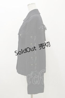 画像3: Honey Cinnamon / レースアップビッグGジャン Free ブラック H-25-11-05-046-LO-JA-NS-ZH