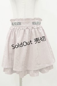 Ank Rouge / ハートベルトギャザースカート M ピンク H-25-11-05-049-CA-SK-NS-ZH