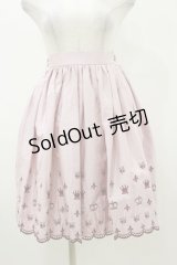 Innocent World / 王冠とユリ紋章のスカート Free ピンク H-25-11-05-050-IW-SK-NS-ZH