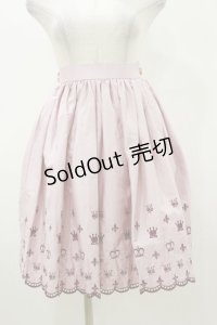 Innocent World / 王冠とユリ紋章のスカート Free ピンク H-25-11-05-050-IW-SK-NS-ZH