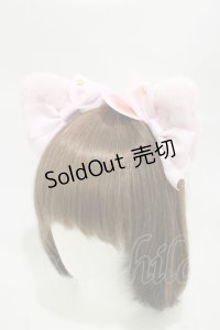 BABY,THE STARS SHINE BRIGHT / ねこみみファークリップ  ピンク/ピンク H-25-11-05-009-BA-AC-NS-ZH