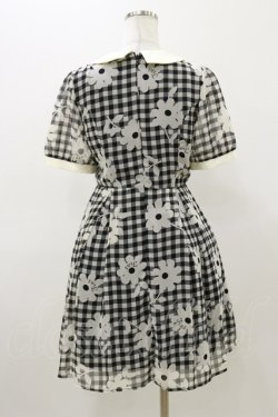 画像2: Fi.n.t / ギンガムチェックシフォンワンピース Free ブラック H-25-11-05-051-CA-OP-NS-ZH