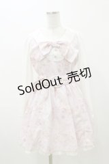 LIZ LISA / ローズブーケリボン付きワンピース Free ピンク H-25-11-05-053-LO-OP-NS-ZH