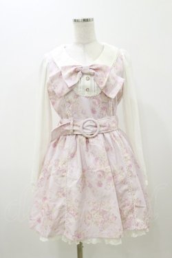 画像1: LIZ LISA / ローズブーケリボン付きワンピース Free ピンク H-25-11-05-053-LO-OP-NS-ZH
