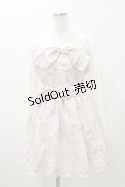 画像1: LIZ LISA / ローズブーケリボン付きワンピース Free ピンク H-25-11-05-053-LO-OP-NS-ZH