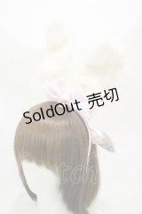 BABY,THE STARS SHINE BRIGHT / うさみみファーカチューシャ  オフ/ピンク H-25-11-05-011-BA-AC-NS-ZH