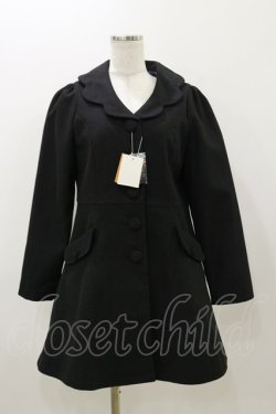 画像1: Fi.n.t / スカラップコート Free BLACK H-25-11-05-064-CA-CO-NS-ZH