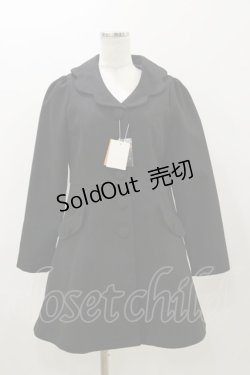 画像1: Fi.n.t / スカラップコート Free BLACK H-25-11-05-064-CA-CO-NS-ZH