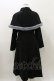 画像2: axes femme POETIQUE / ファーデザインケープ付コート M ブラック H-25-11-05-065-AX-OP-NS-ZH (2)