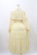 画像2: axes femme / 刺繍チュール使ケープワンピース Free イエロー H-25-11-05-066-AX-OP-NS-ZH (2)