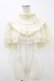 画像1: Hoshibako Works / ビスクドールノ夢ロングレースケープ Free 生成り H-25-11-05-012-LO-TO-NS-ZH (1)