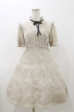 画像1: An MILLE / レースワンピース Free グレー H-25-11-05-069-EL-OP-NS-ZH