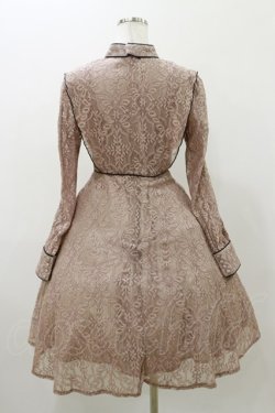 画像2: An MILLE / リボンブローチレースワンピース M ピンク H-25-11-05-070-EL-OP-NS-ZH