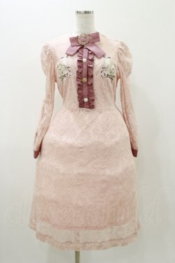 画像1: Swankiss / TS Rose刺繍 mademiselle O/P Free ピンク H-25-11-05-071-CA-OP-NS-ZH