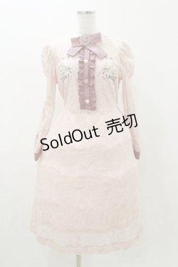 画像1: Swankiss / TS Rose刺繍 mademiselle O/P Free ピンク H-25-11-05-071-CA-OP-NS-ZH