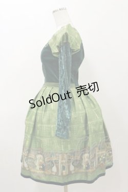 画像3: Secret Honey / 図書館ワンピース(美女と野獣ver) Free グリーン H-25-11-05-074-CA-OP-NS-ZH