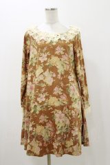 Fi.n.t / 花柄ワンピース Free Brown H-25-11-05-076-CA-OP-NS-ZH