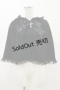 Jamie エーエヌケー / スピンドルうさみみケープ M ブラック H-25-11-05-013-LO-JA-NS-ZH