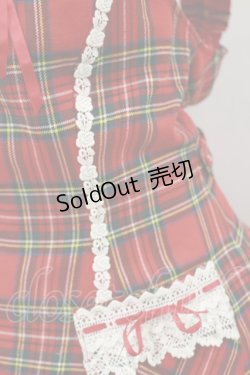 画像5: BABY,THE STARS SHINE BRIGHT / タータンチェック裾スカラップジャンパースカート Free エンジ H-25-11-05-077-BA-OP-NS-ZH