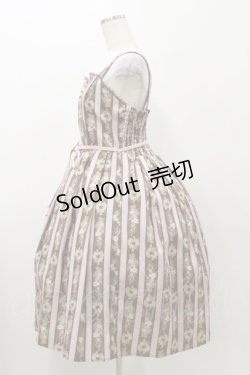 画像3: axes femme kawaii / RosyBear柄ジャンパースカート M ブラウン H-25-11-05-081-AX-OP-NS-ZH