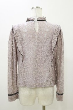 画像2: An MILLE / レースブラウス Free ピンク H-25-11-05-015-EL-BL-NS-ZH