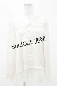 Fi.n.t / Moon刺繍ブラウス Free アイボリー H-25-11-05-020-CA-BL-NS-ZH
