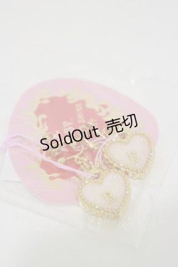 画像1: BABY,THE STARS SHINE BRIGHT / HEART TRUMPイヤリング  ゴールド/ピンク H-25-11-05-002-BA-AC-NS-ZH