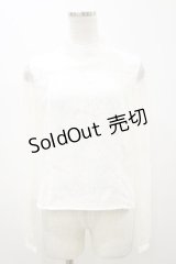 Ank Rouge / スタンドカラーレースブラウス M オフ H-25-11-05-024-CA-BL-NS-ZH