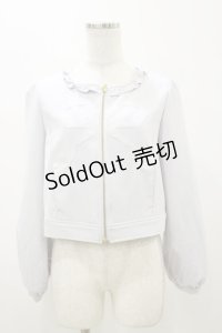 LODISPOTTO / フリルジャケット M ブルー H-25-11-05-026-LO-JA-NS-ZH