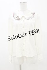 Amavel / Antique Violinブラウス Free アイボリー H-25-11-05-029-CA-BL-NS-ZH