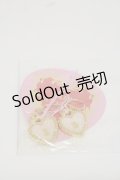 BABY,THE STARS SHINE BRIGHT / HEART TRUMPピアス  ゴールド/ピンク H-25-11-05-004-BA-AC-NS-ZH