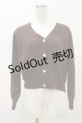 Fi.n.t / アンティークプレートローズ釦ニットカーディガン Free BROWN H-25-11-05-031-CA-TO-NS-ZH