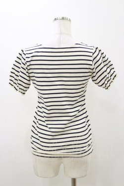 画像2: Fi.n.t / ボーダートップス Free オフ/ネイビー H-25-11-05-033-CA-TO-NS-ZH