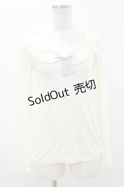 画像1: Fi.n.t / リボントップス Free アイボリー H-25-11-05-034-CA-TO-NS-ZH