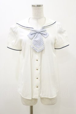 画像1: Secret Honey / セーラーブラウス Free オフ H-25-11-05-035-CA-BL-NS-ZH