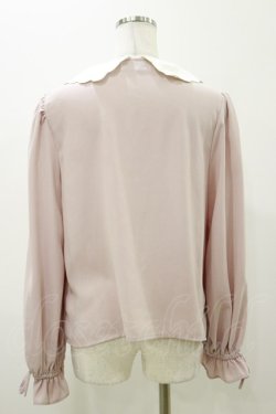 画像2: Ank Rouge / スカラップブラウス M ピンク H-25-11-05-036-CA-BL-NS-ZH