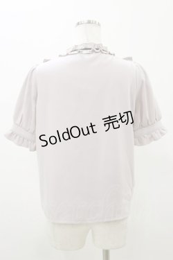 画像2: evelyn / フリルリボンブラウス Free ピンク H-25-11-05-037-LO-BL-NS-ZH