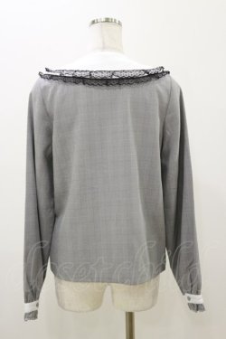 画像2: MA*RS / チェックブラウス Free ブラック H-25-11-05-038-EL-BL-NS-ZH