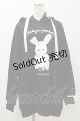 Honey Cinnamon / feelbetterハニーフードフリルパーカー Free ブラック H-25-11-05-041-LO-TO-NS-ZH