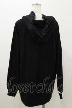 画像2: Honey Cinnamon / feelbetterハニーフードフリルパーカー Free ブラック H-25-11-05-041-LO-TO-NS-ZH