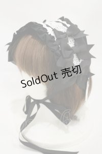 ALICE and the PIRATES / ソフィアリボンヘッドドレス  ブラック/オフ白 H-25-11-05-007-PA-AC-NS-ZH